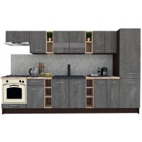 Bucatarie MARINA NEW 330 A Wenge / Decor K352